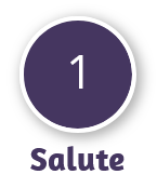 1 salute